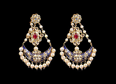 Polki Earrings Set